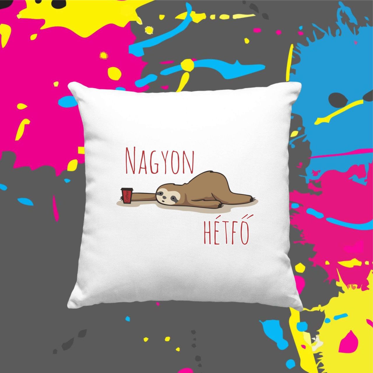 Nagyon hétfő - Kocka párna Nagyon hétfő - Kocka párna