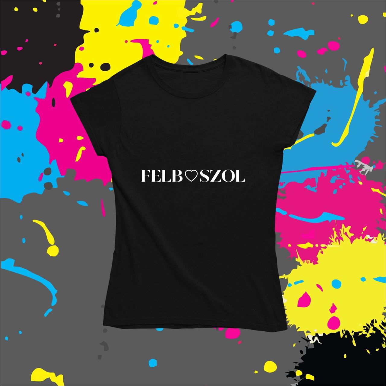 Felbaszol fehér - Női póló Felbaszol fehér - Női póló