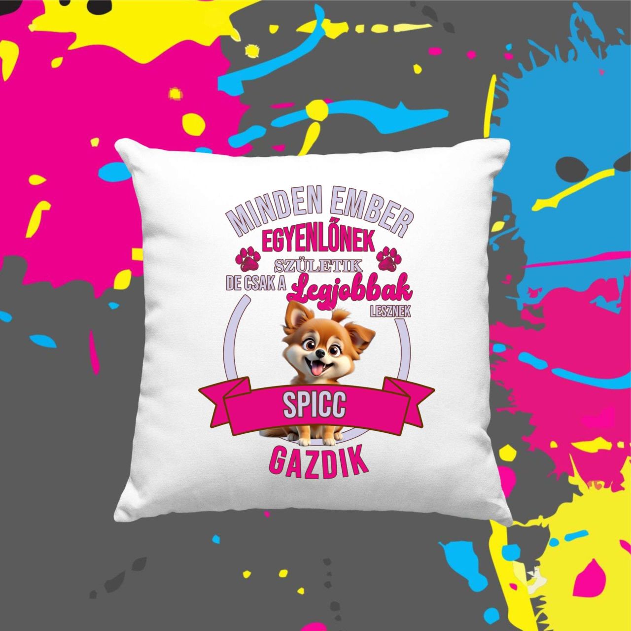 Spicc gazdik - Kocka párna Spicc gazdik - Kocka párna