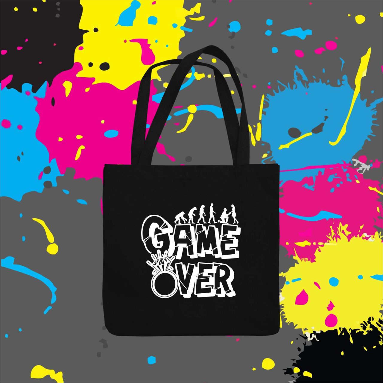 Game over evolution! - Vászontáska Game over evolution! - Vászontáska