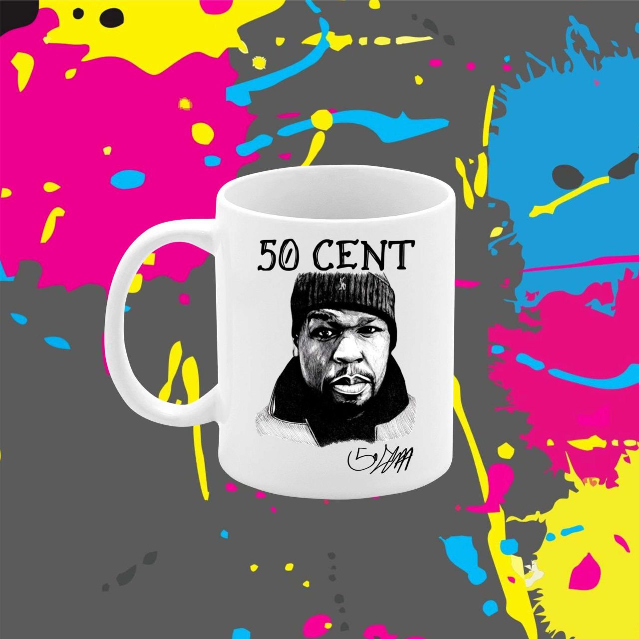 50 Cent rajzolt - Bögre 50 Cent rajzolt - Bögre
