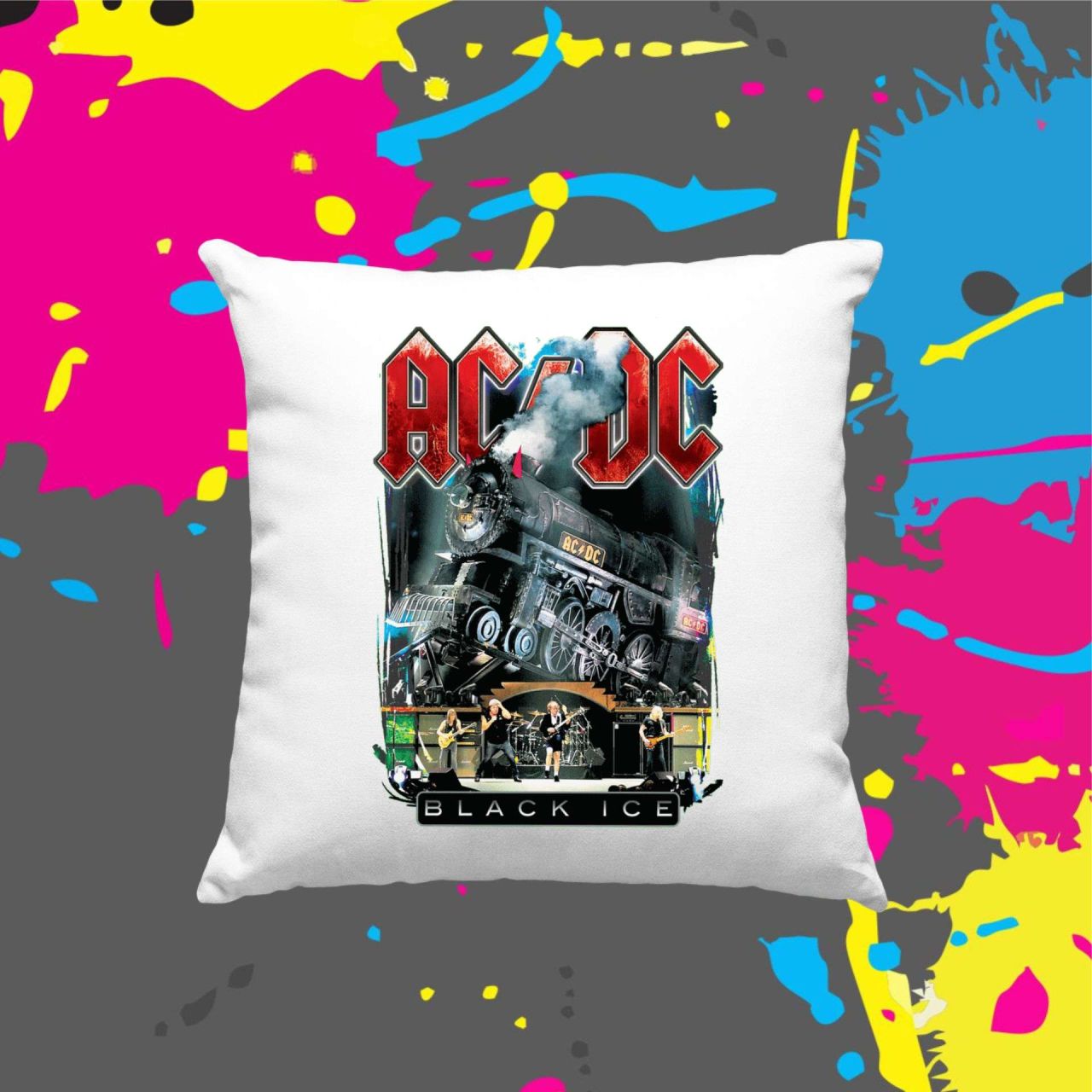 ACDC Black ice - Kocka párna ACDC Black ice - Kocka párna
