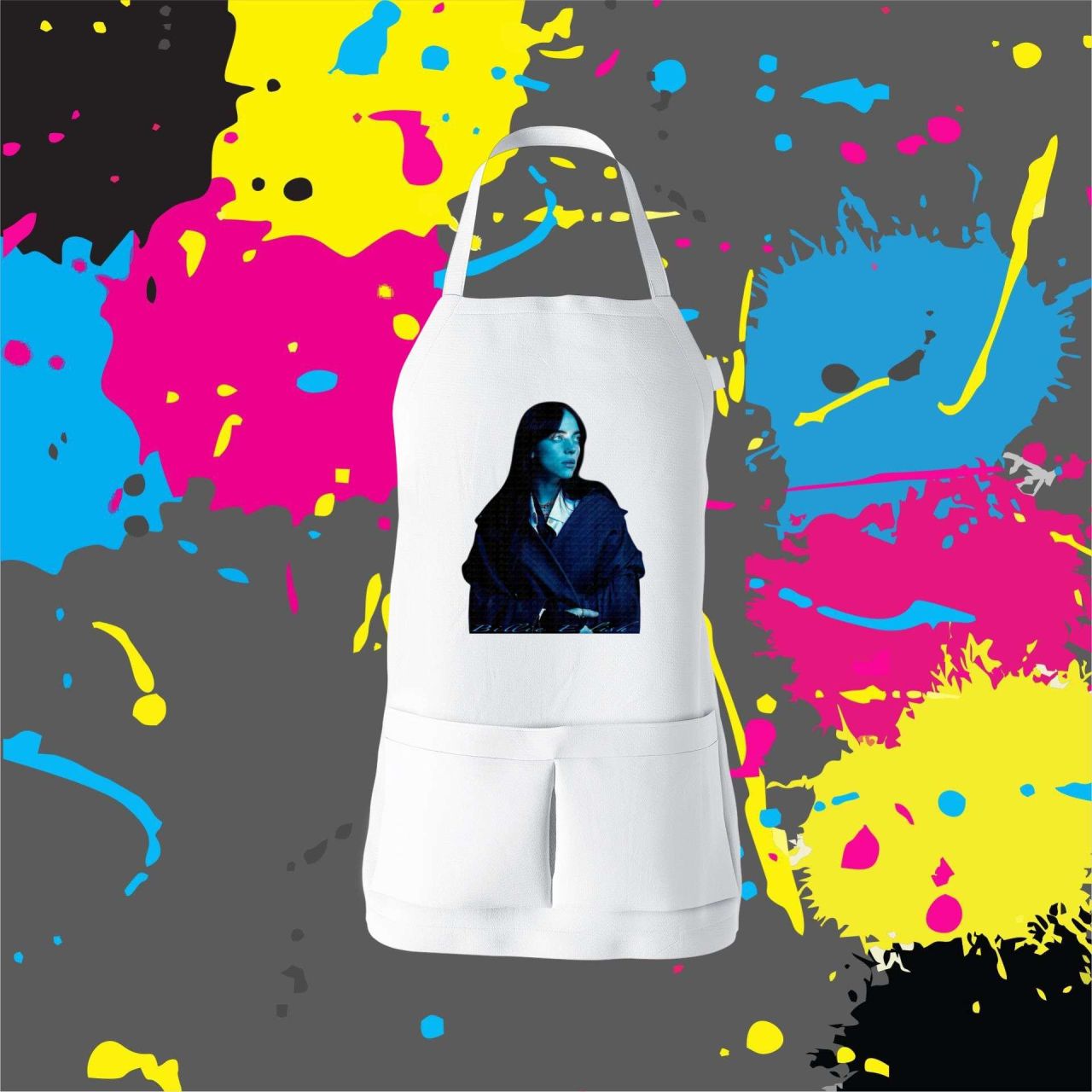 Billie Eilish blue - Kötény