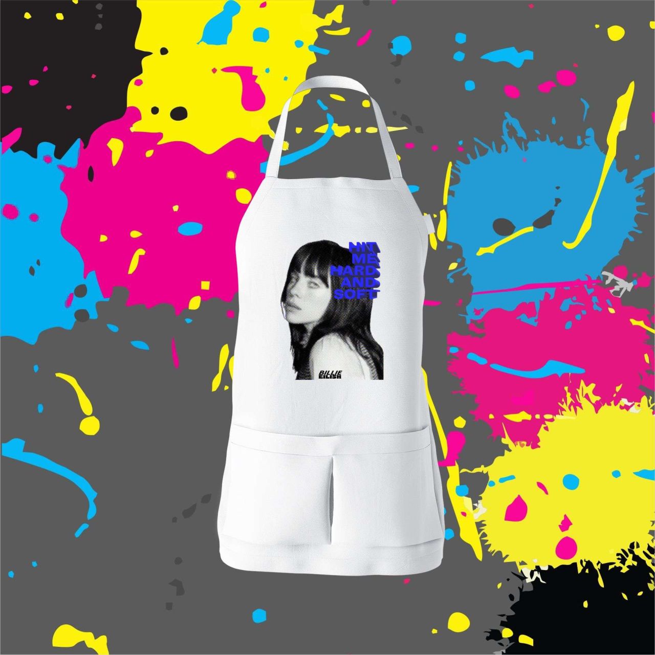 Billie Eilish Hard and soft - Kötény Billie Eilish Hard and soft - Kötény