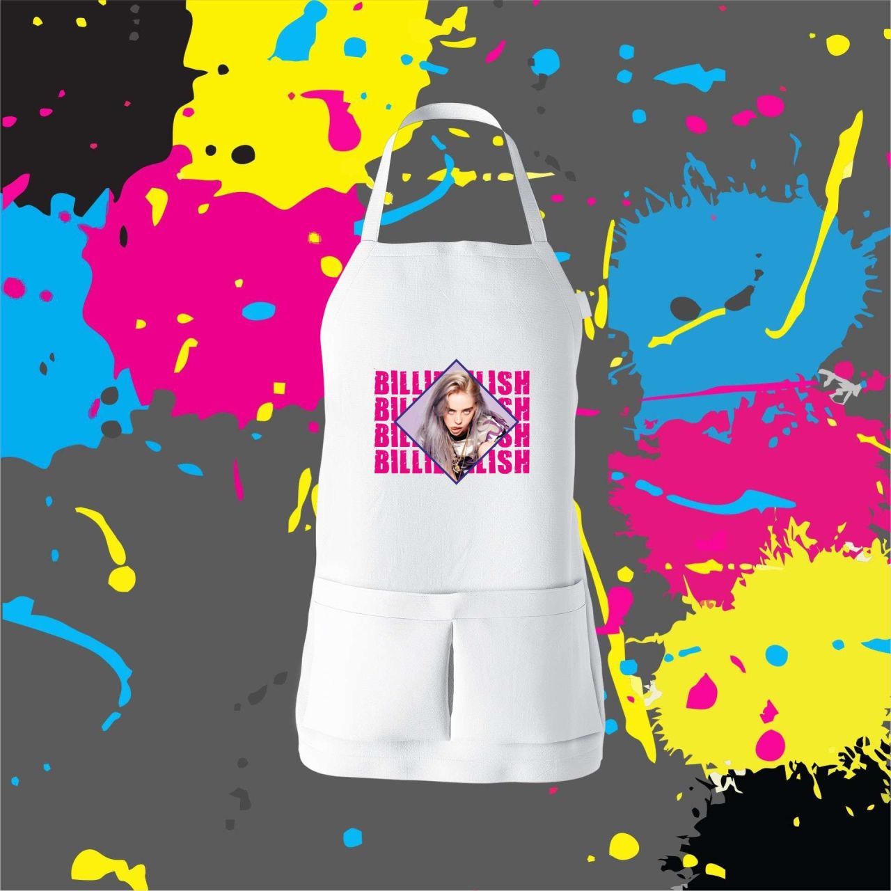 Billie Eilish pink - Kötény Billie Eilish pink - Kötény