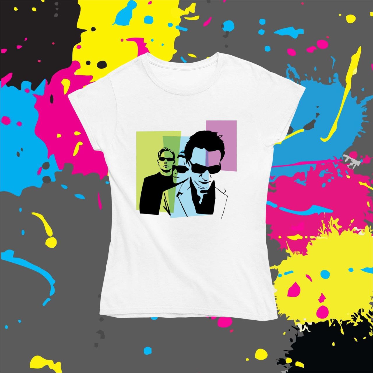 Depeche Mode color squares - Női póló Depeche Mode color squares - Női póló