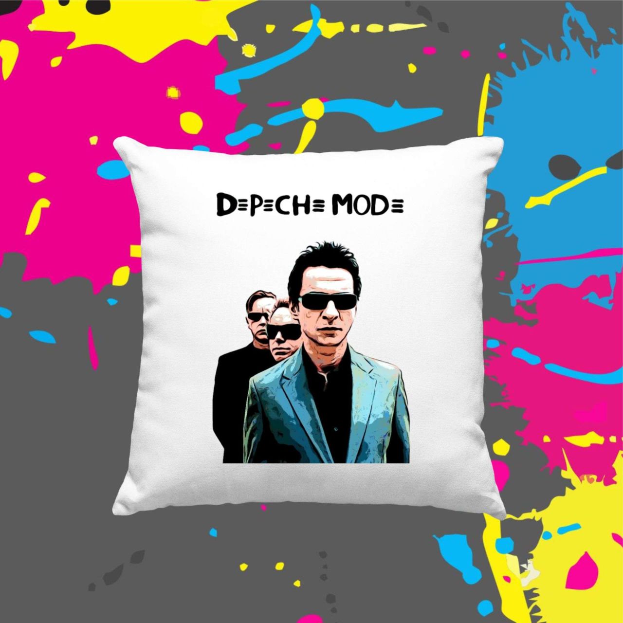 Depeche Mode comic - Kocka párna Depeche Mode comic - Kocka párna
