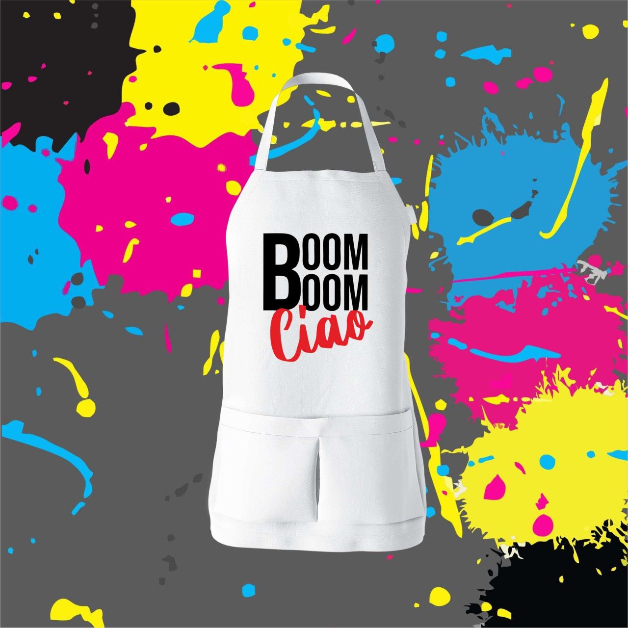 Boom boom ciao! La casa de papel - Kötény Boom boom ciao! La casa de papel - Kötény