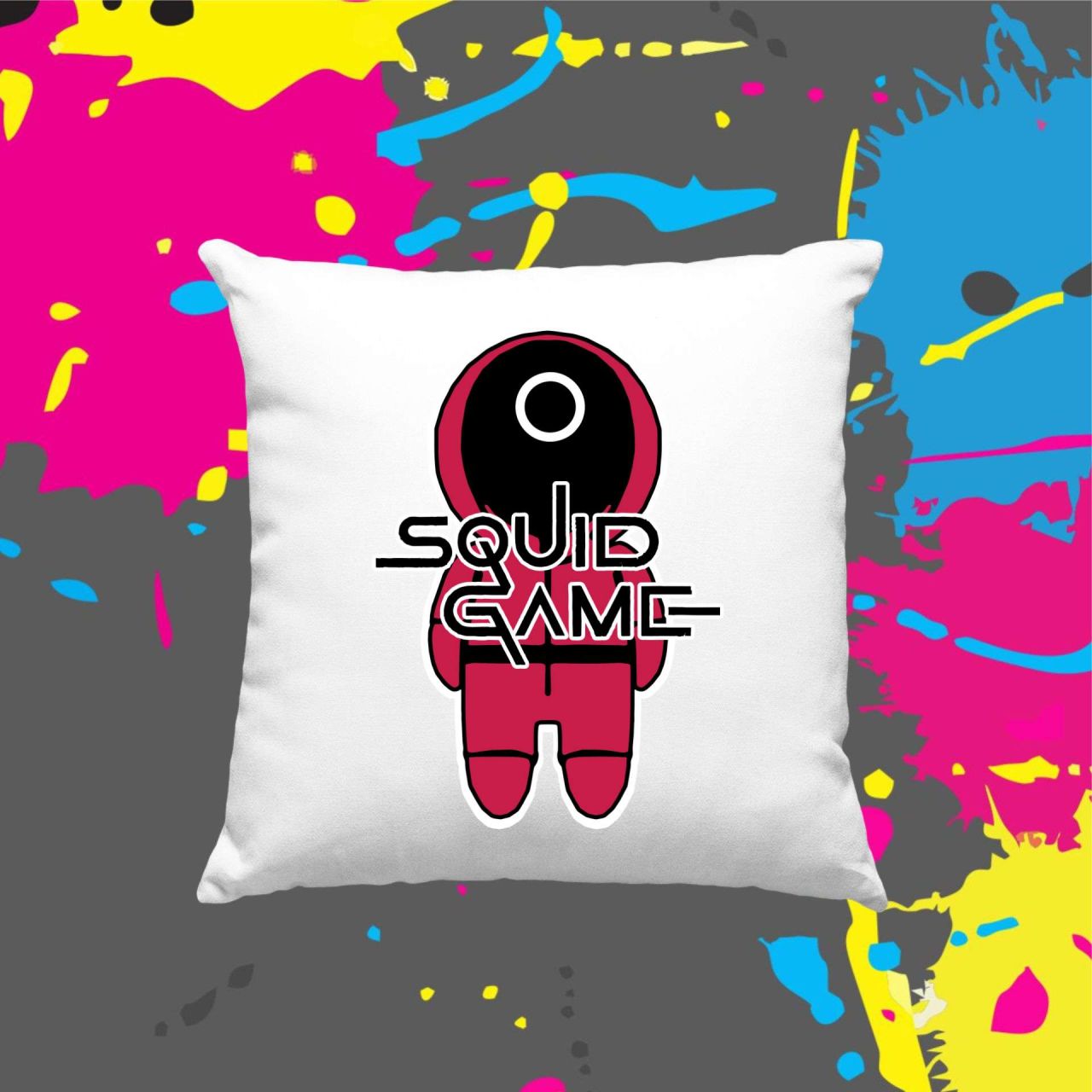 Squid game figura - Kocka párna Squid game figura - Kocka párna