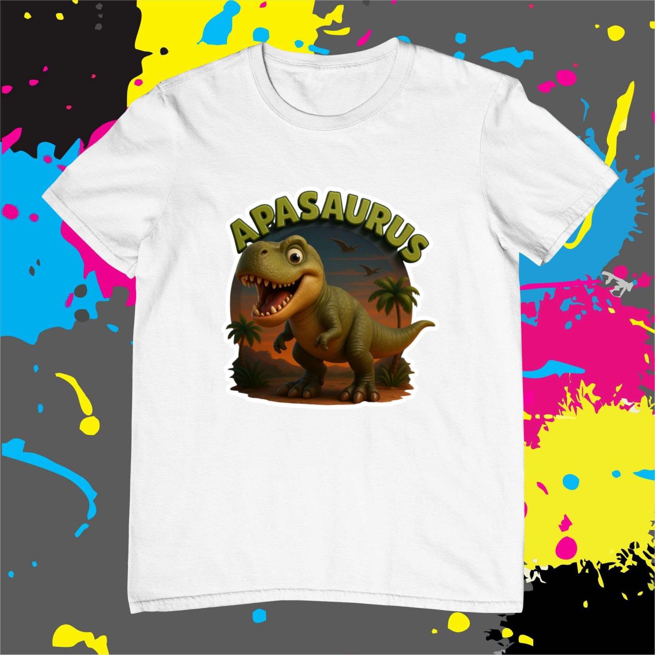 Apasaurus - Férfi póló Apasaurus - Férfi póló