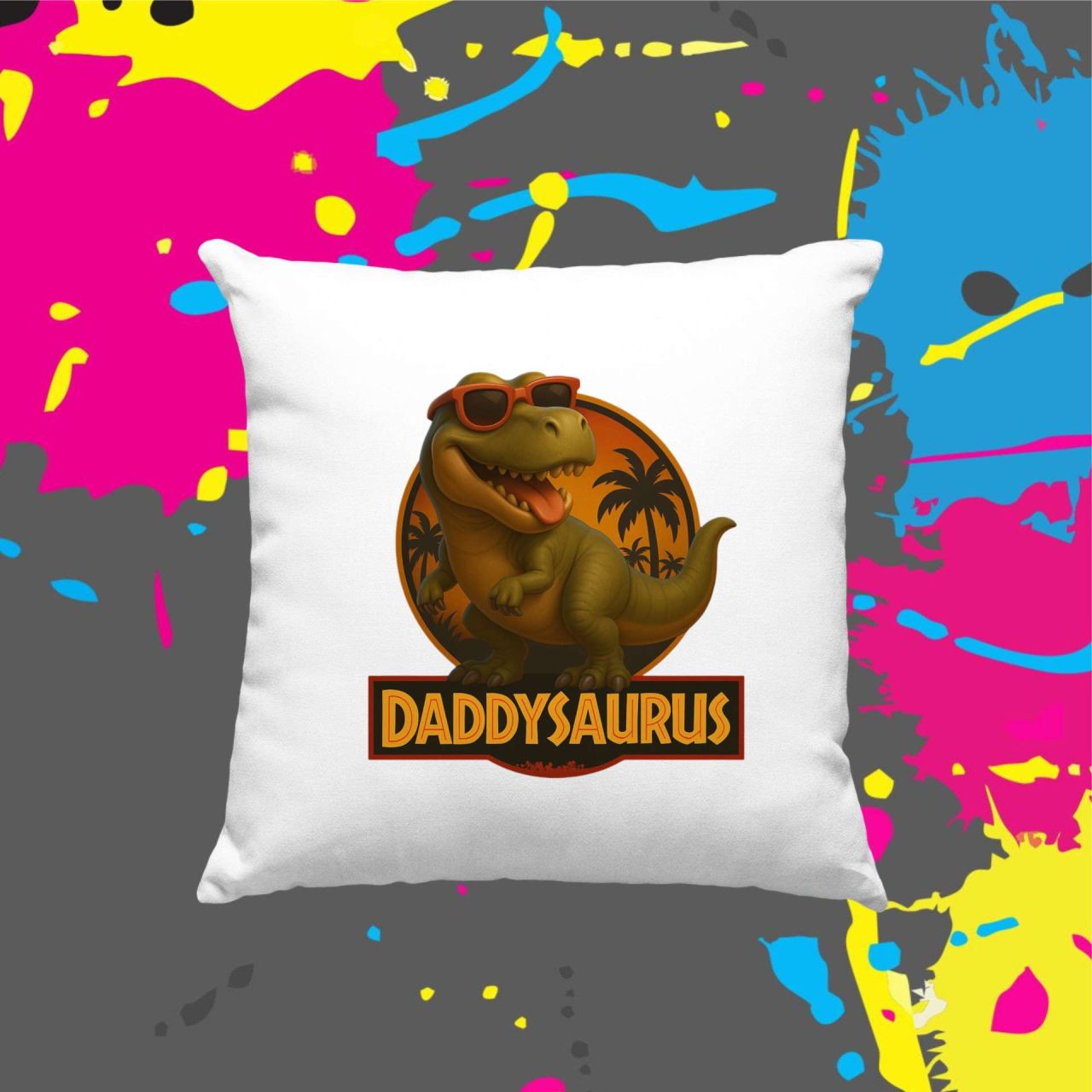 Daddysaurus - Kocka párna
