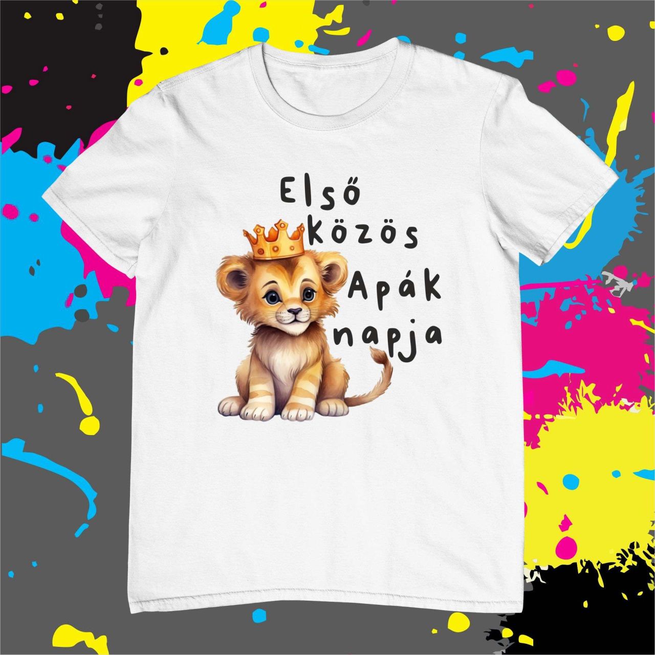 Első közös Apák napja - Férfi póló Első közös Apák napja - Férfi póló