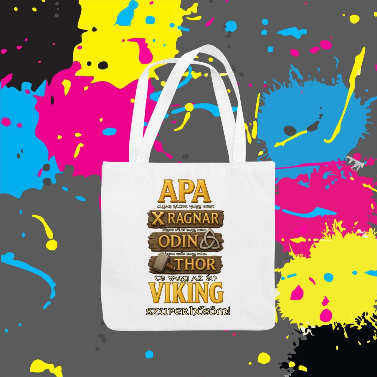 Viking apa - Vászontáska