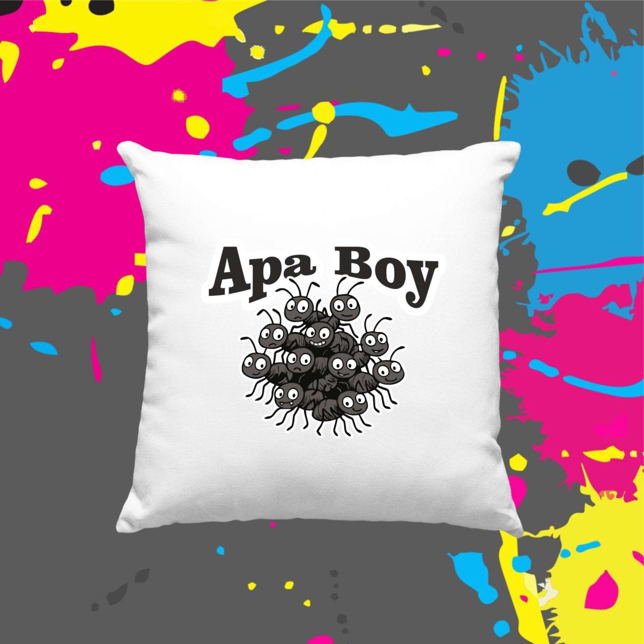 Apa boy - Kocka párna