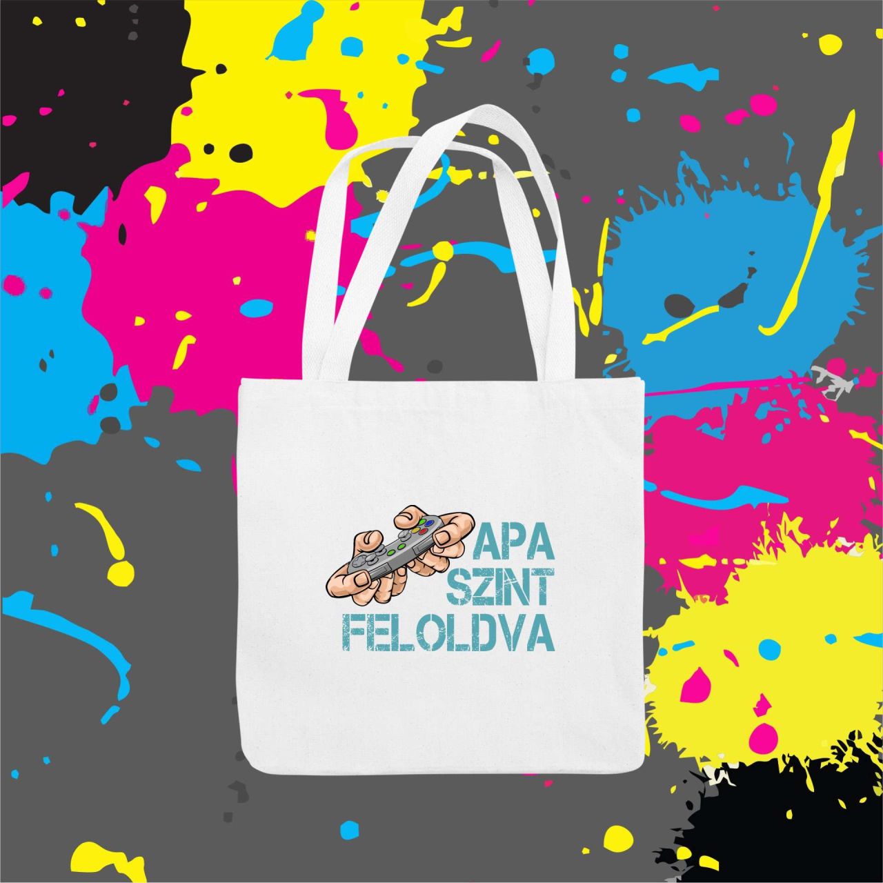 Apa szint feloldva - Vászontáska