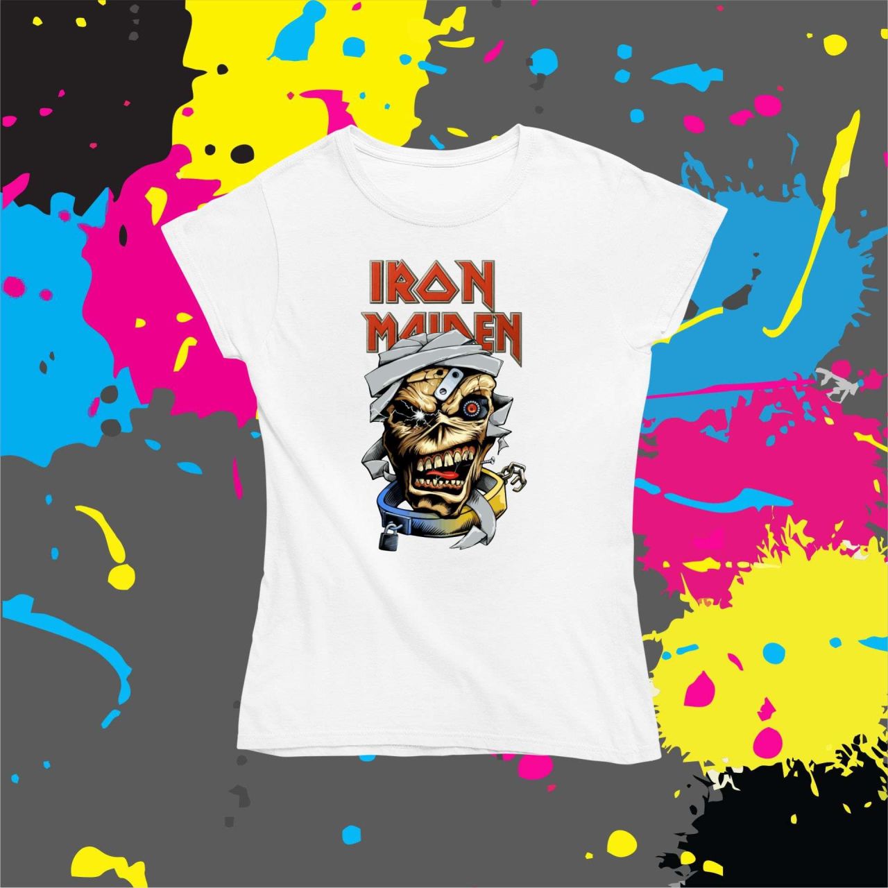 Iron Maiden skull - Női póló