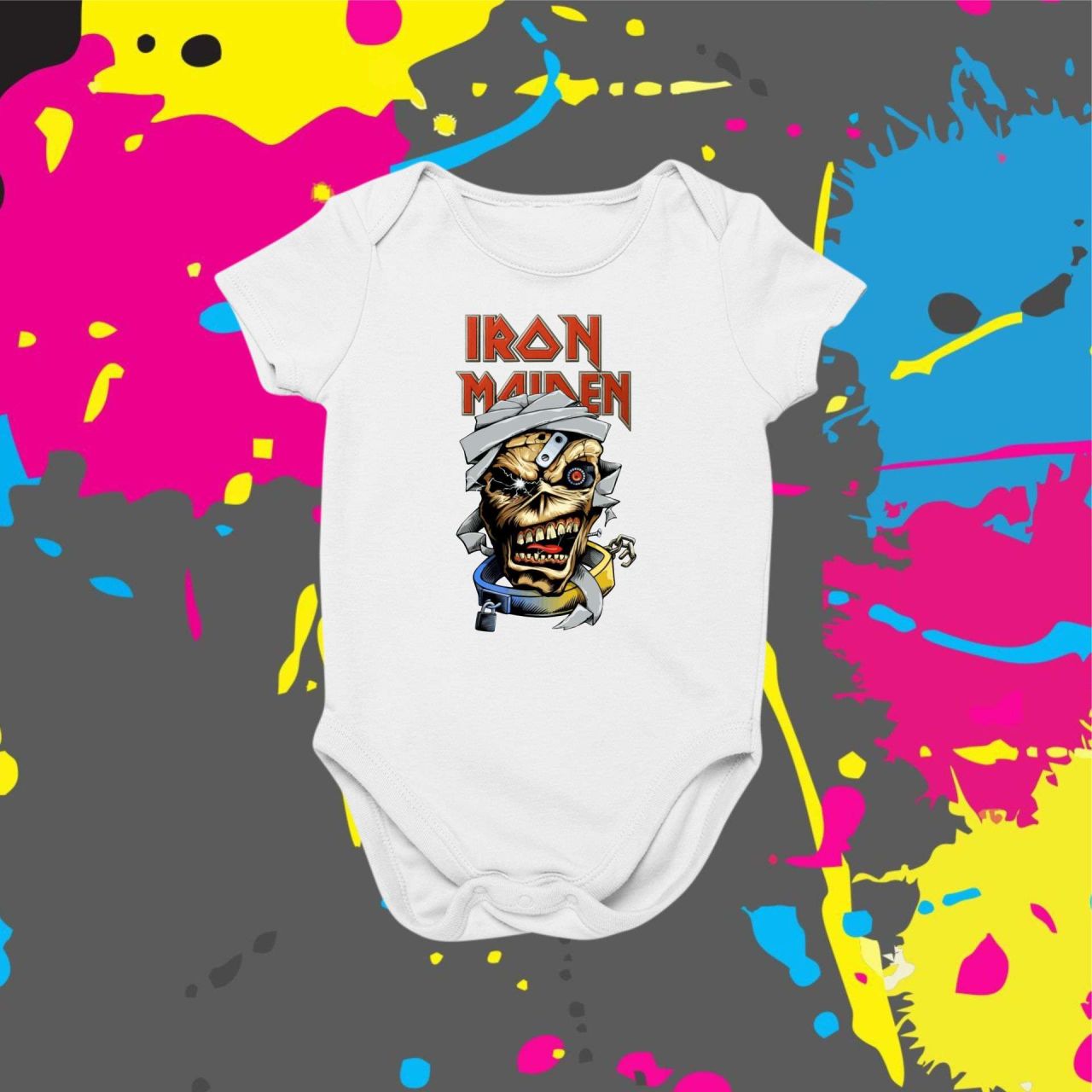 Iron Maiden skull - Baby body Iron Maiden skull - Baby body