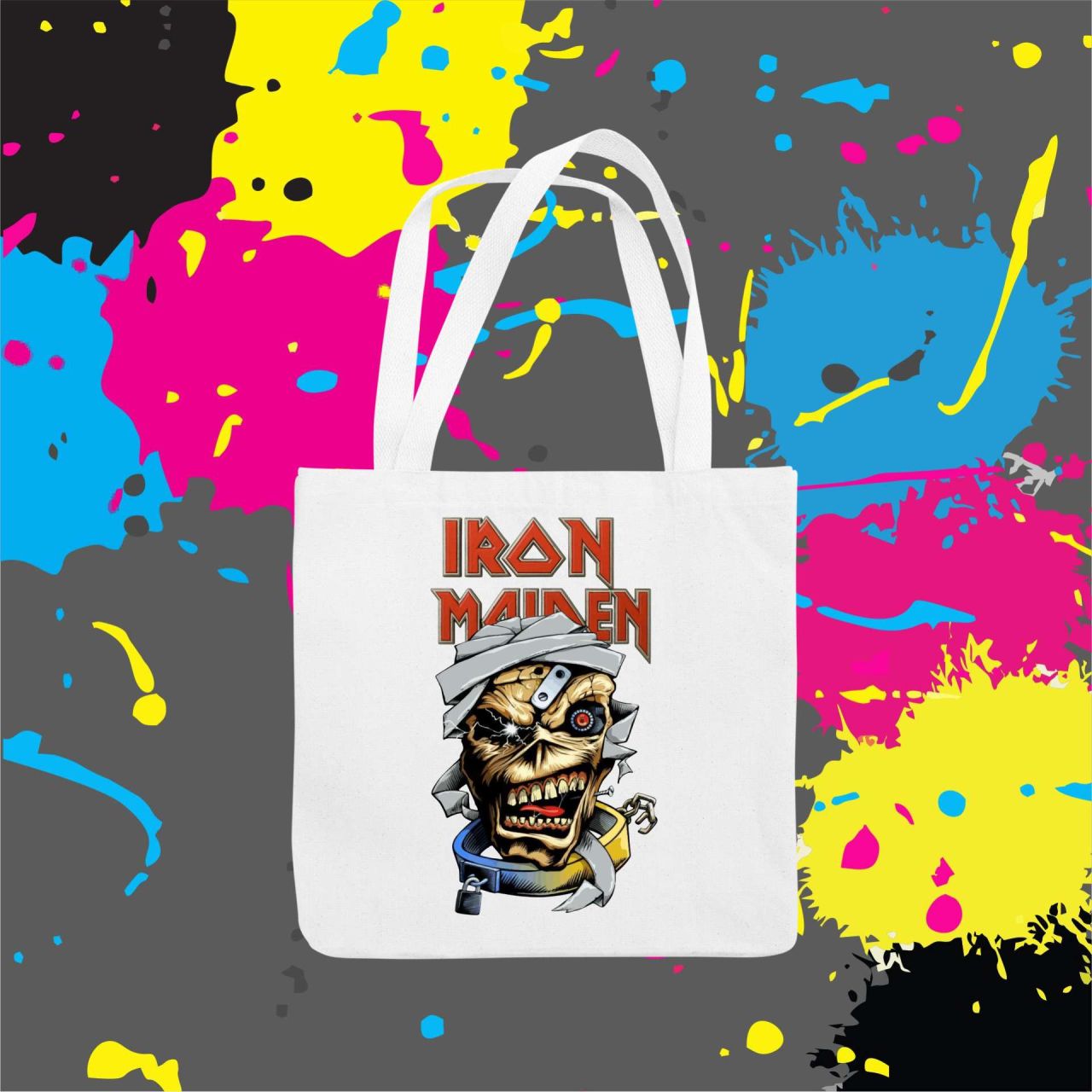 Iron Maiden skull - Vászontáska Iron Maiden skull - Vászontáska