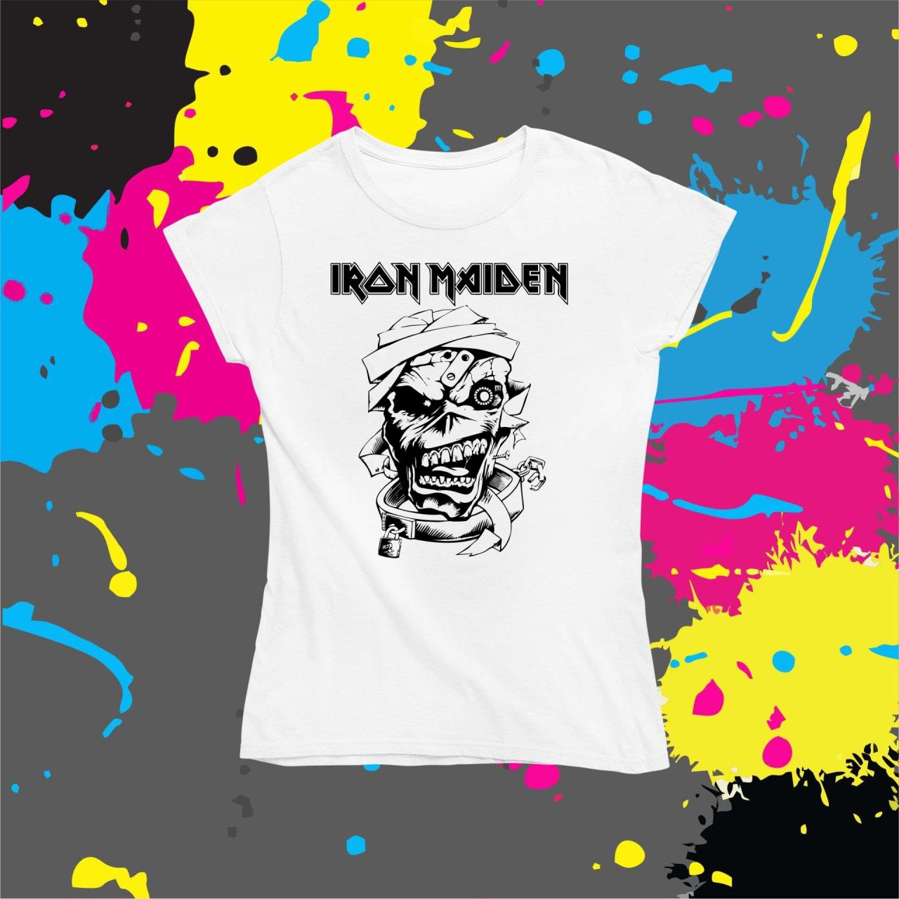 Iron Maiden linedraw - Női póló Iron Maiden linedraw - Női póló