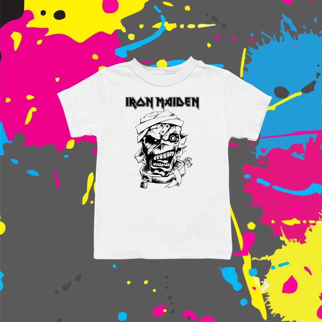 Iron Maiden linedraw - Gyerek póló