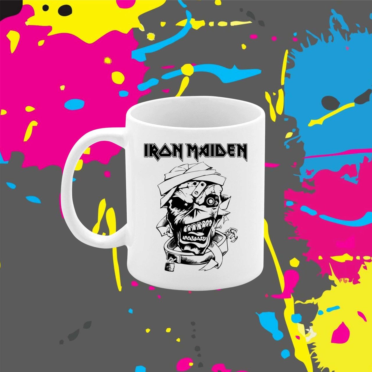 Iron Maiden linedraw - Bögre