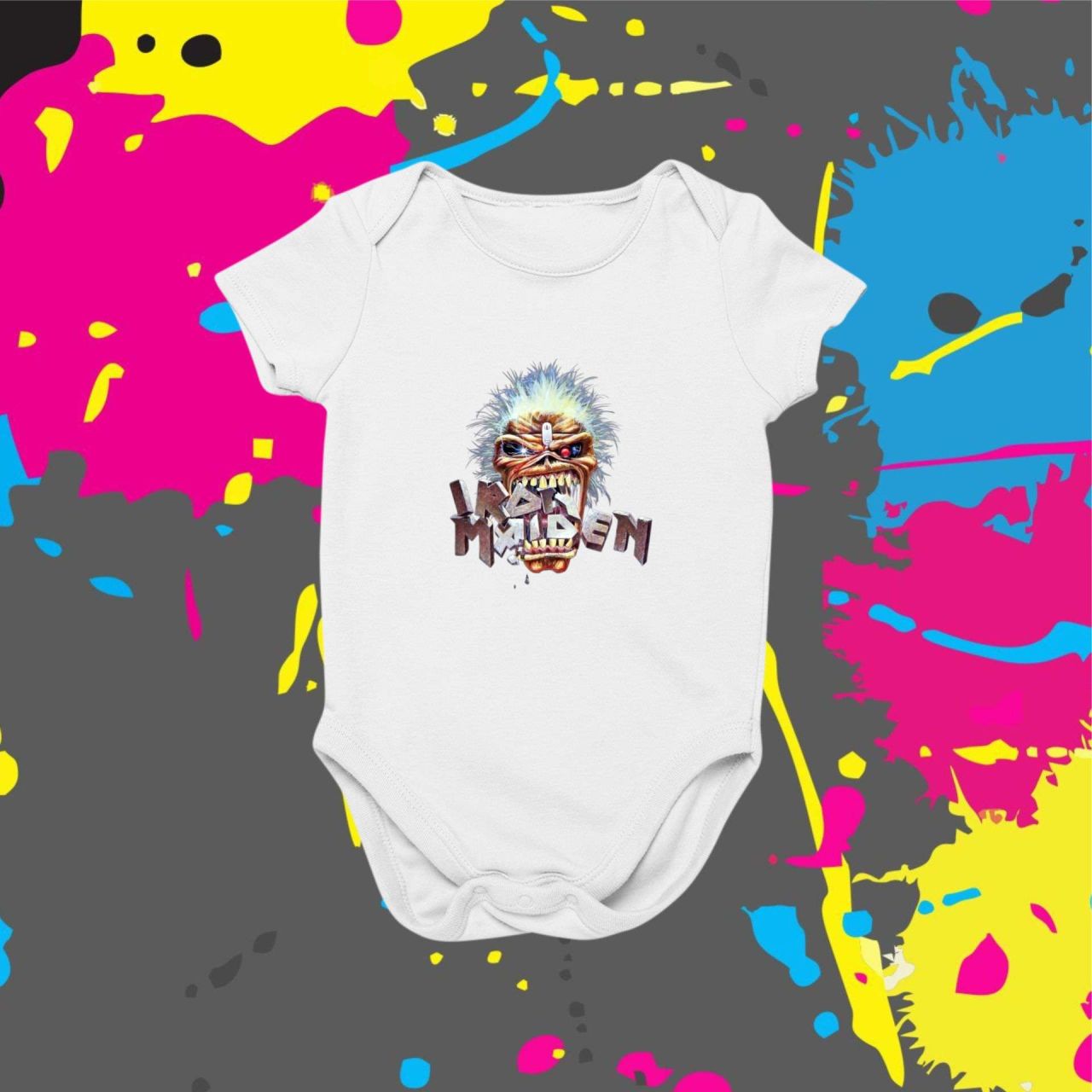 Iron Maiden Stone logó - Baby body Iron Maiden Stone logó - Baby body