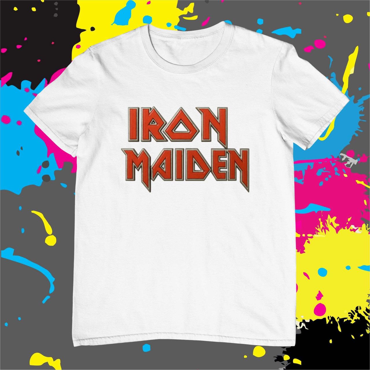 Iron Maiden logó - Férfi póló