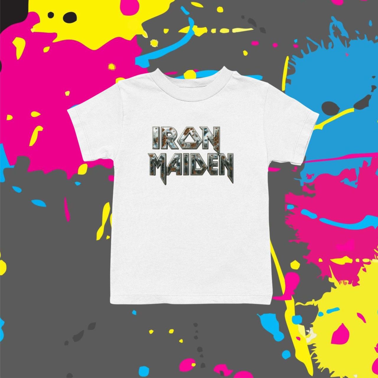 Iron Maiden rozsdás logó - Gyerek póló