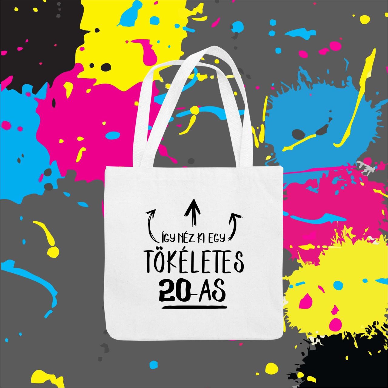 Így néz ki egy tökéletes 20-as - Vászontáska
