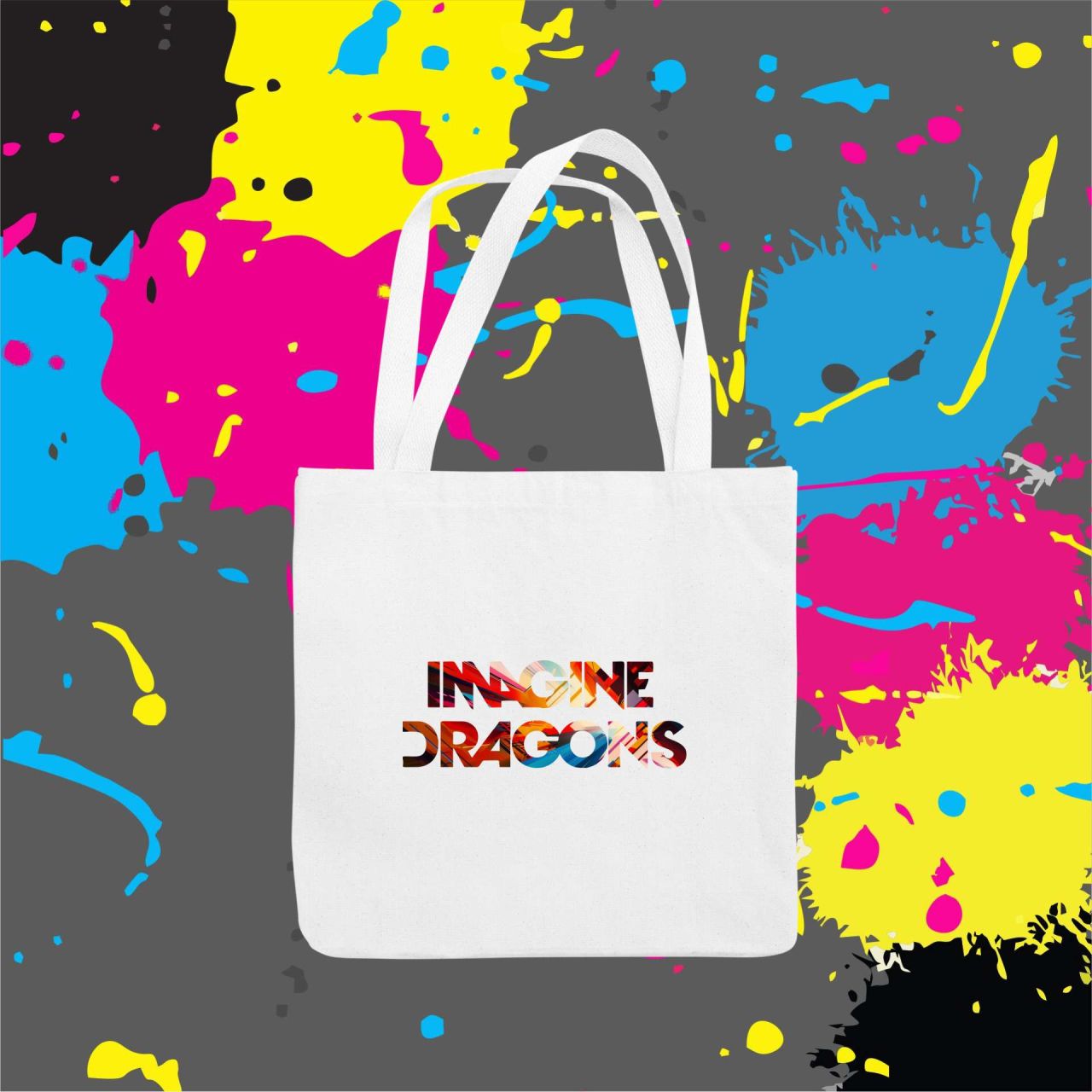 Imagine Dragons abstract - Vászontáska Imagine Dragons abstract - Vászontáska