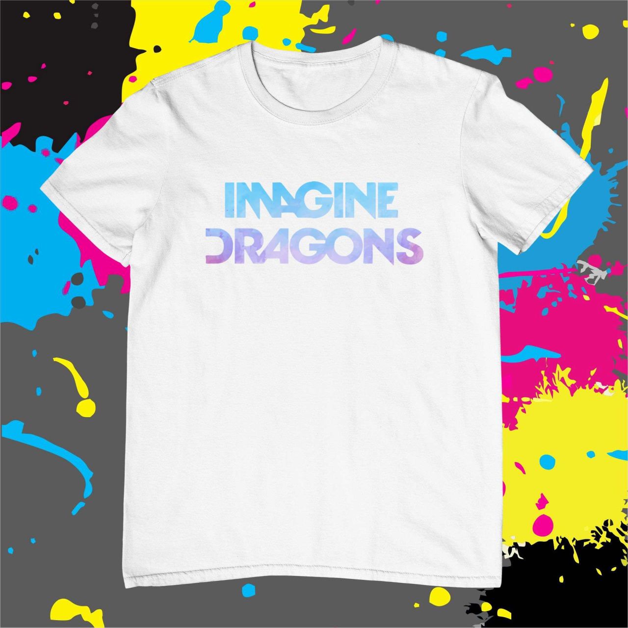 Imagine Dragons blue - Férfi póló Imagine Dragons blue - Férfi póló