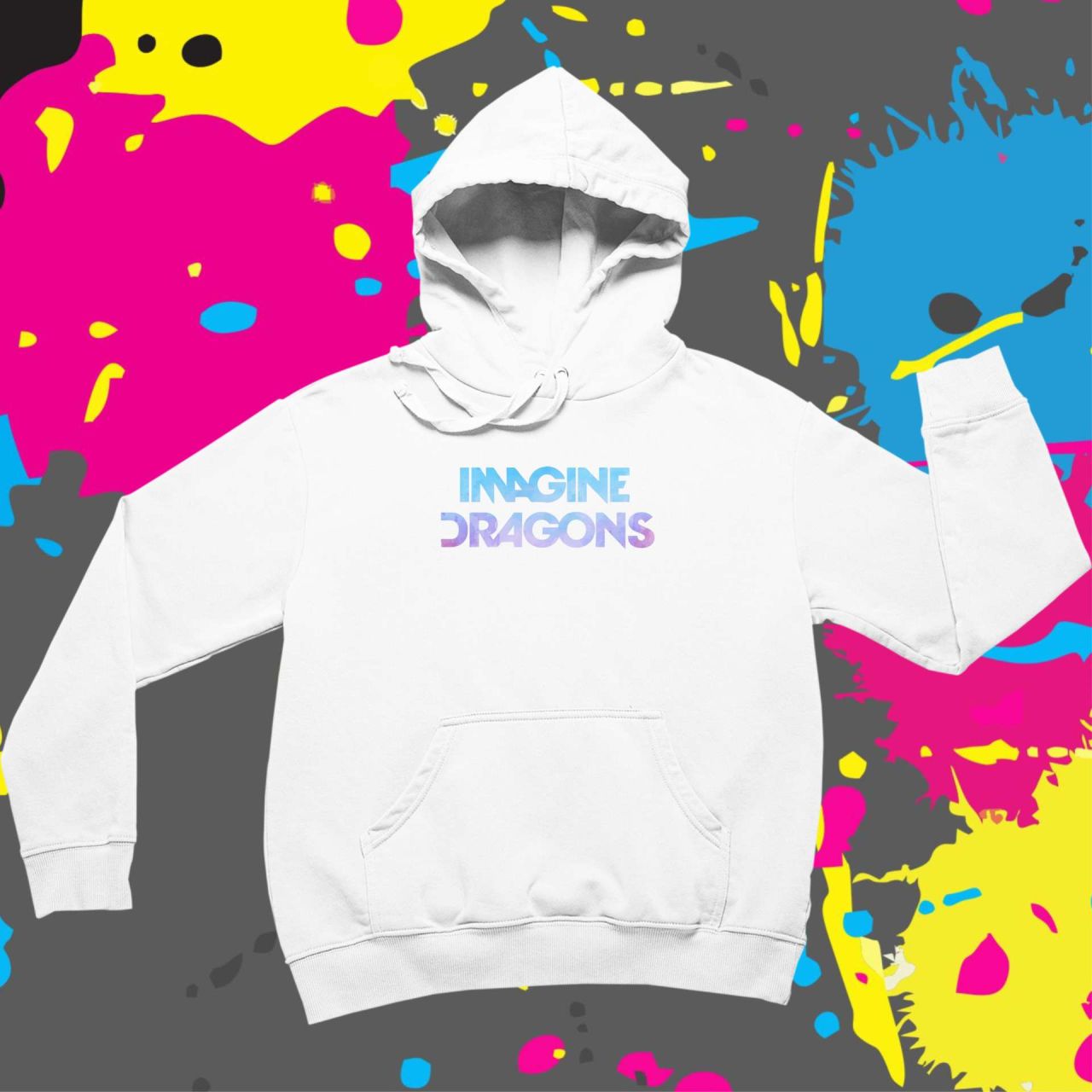 Imagine Dragons blue - Kapucnis pulóver Imagine Dragons blue - Kapucnis pulóver
