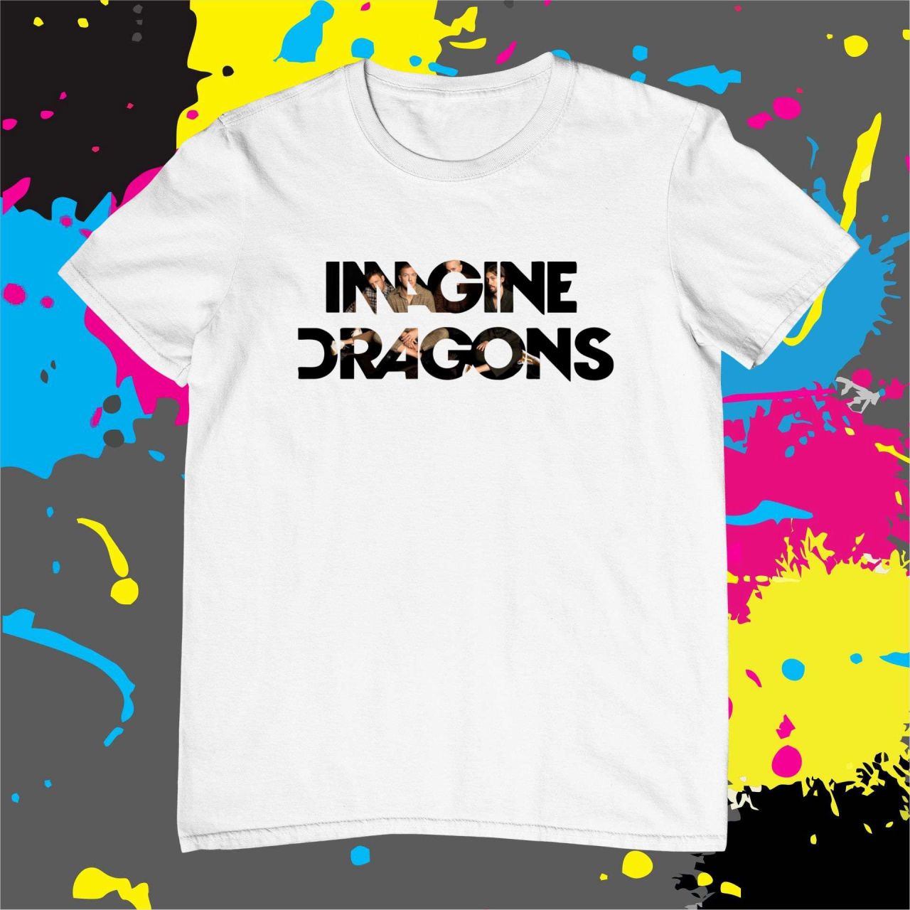 Imagine Dragons felirat - Férfi póló Imagine Dragons felirat - Férfi póló
