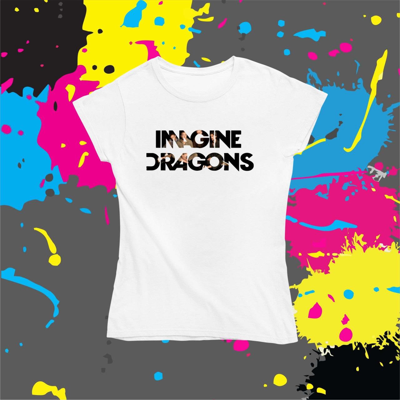Imagine Dragons felirat - Női póló Imagine Dragons felirat - Női póló