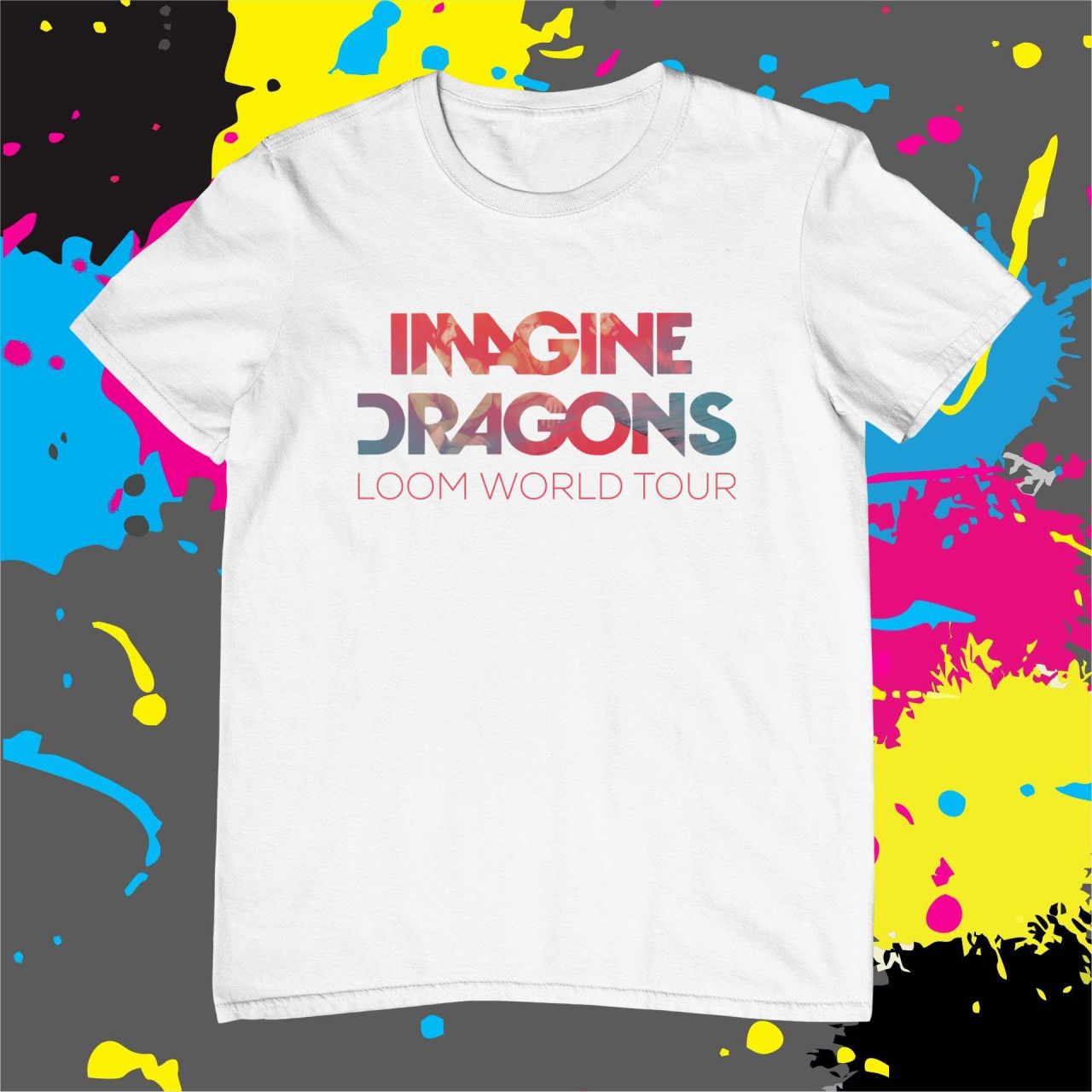 Imagine Dragons Loom World Tour - Férfi póló