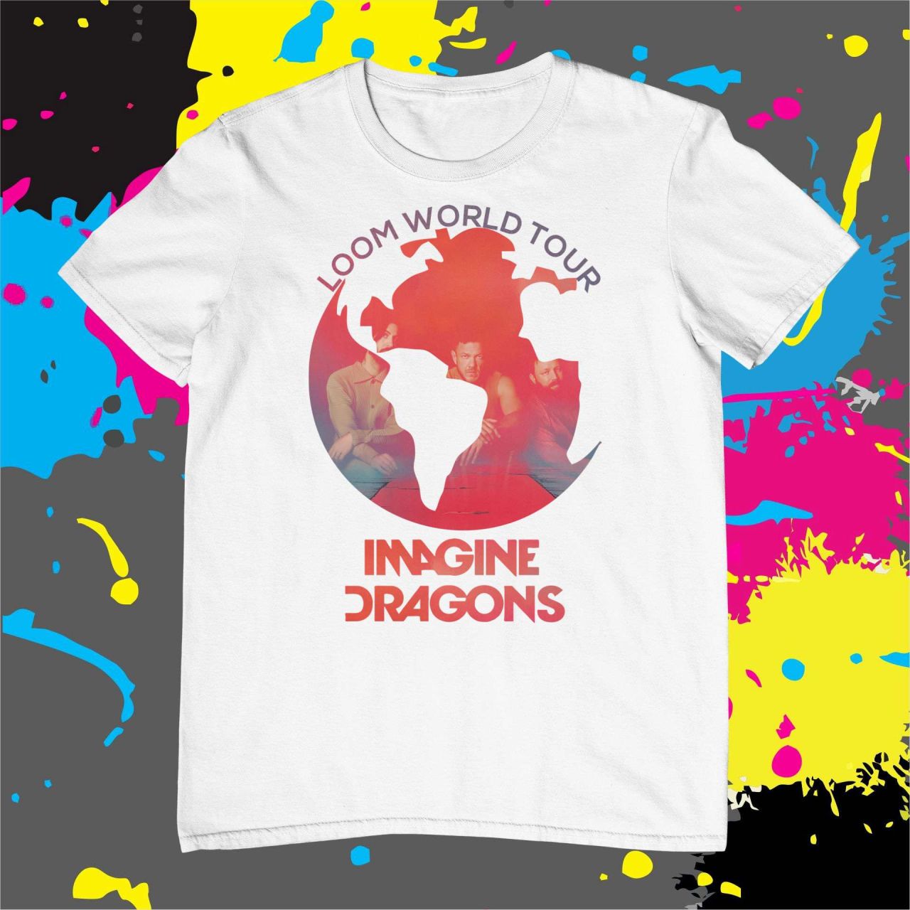 Imagine Dragons Loom World Tour! - Férfi póló