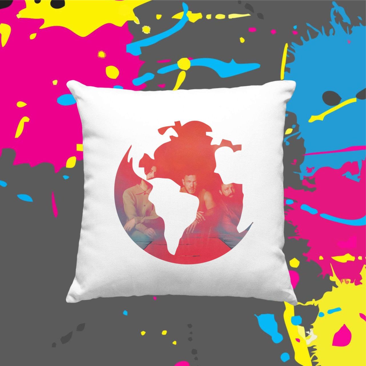 Imagine Dragons world - Kocka párna