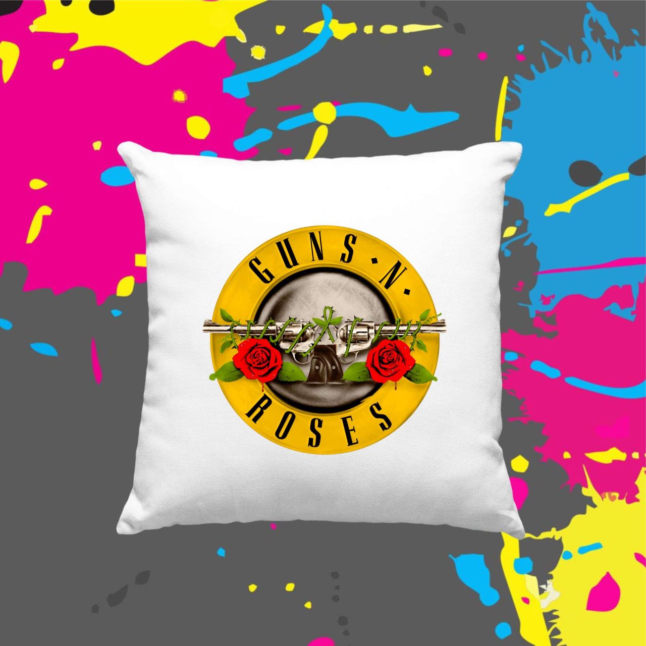 Guns N' Roses logó - Kocka párna Guns N' Roses logó - Kocka párna
