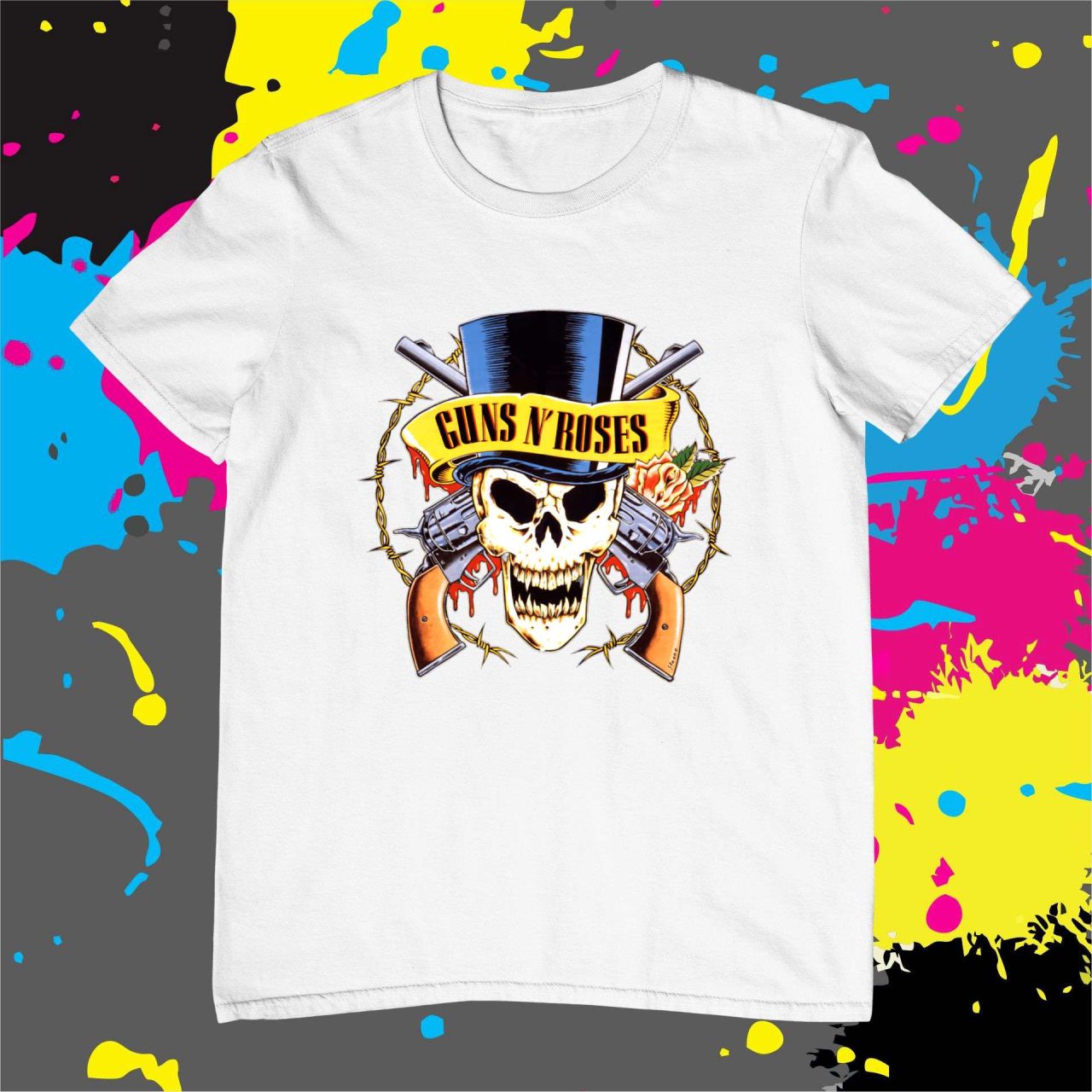 Guns N' Roses skull - Férfi póló