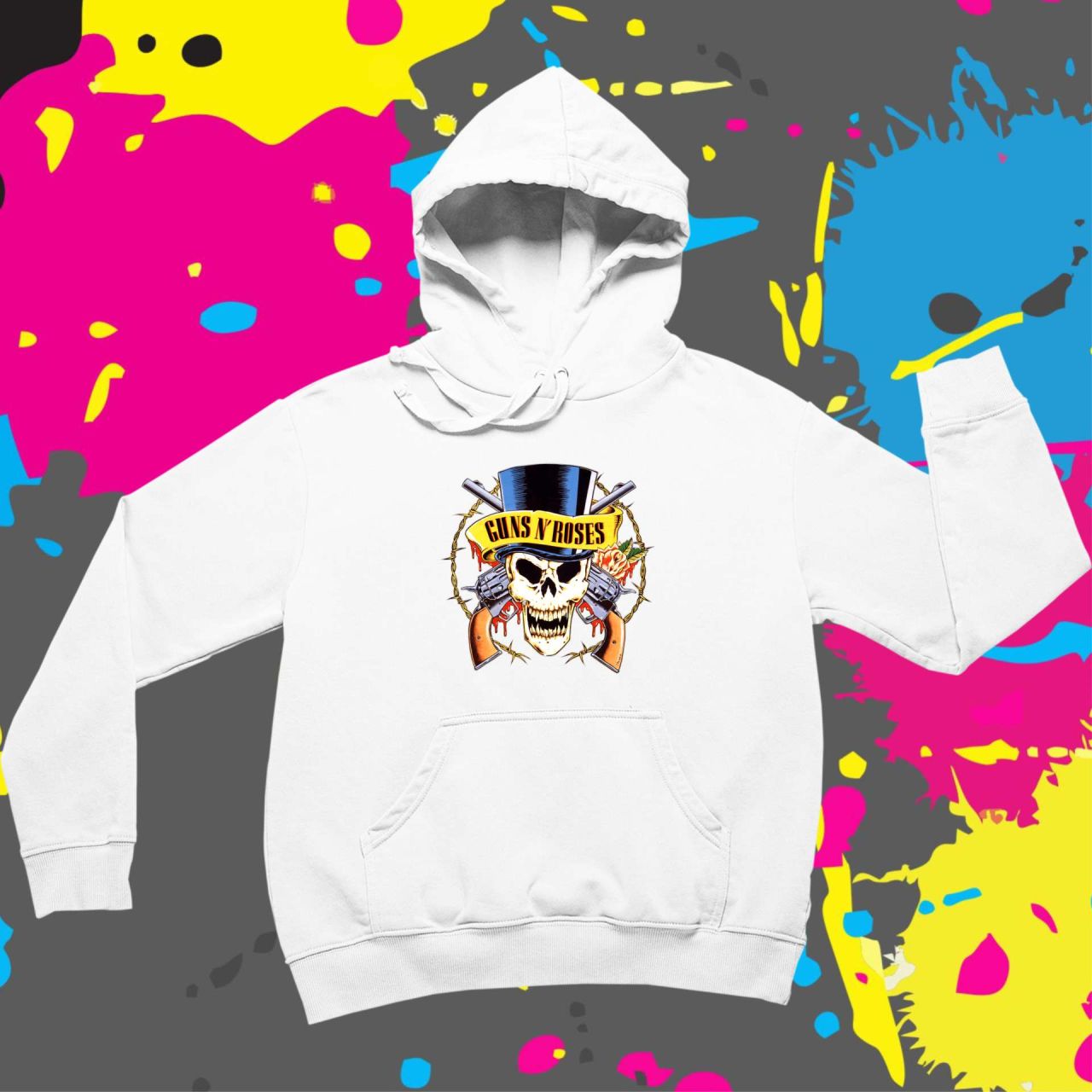 Guns N' Roses skull - Kapucnis pulóver Guns N' Roses skull - Kapucnis pulóver