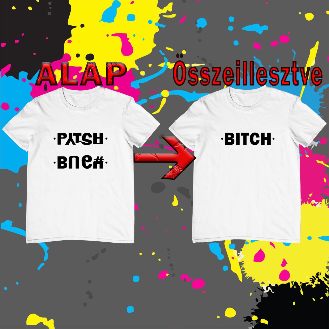 Bitch - Férfi póló