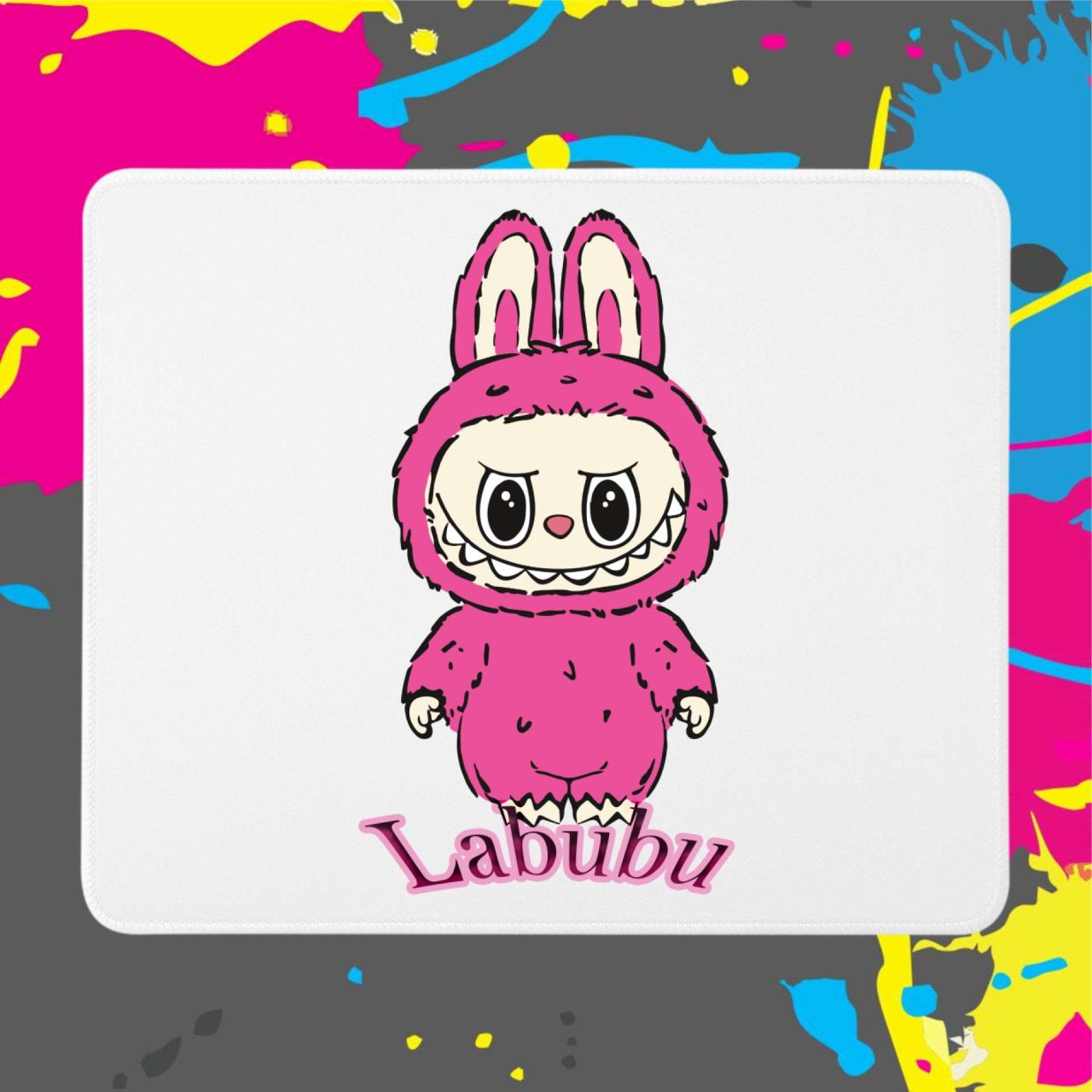 Labubu rózsaszín - Egérpad