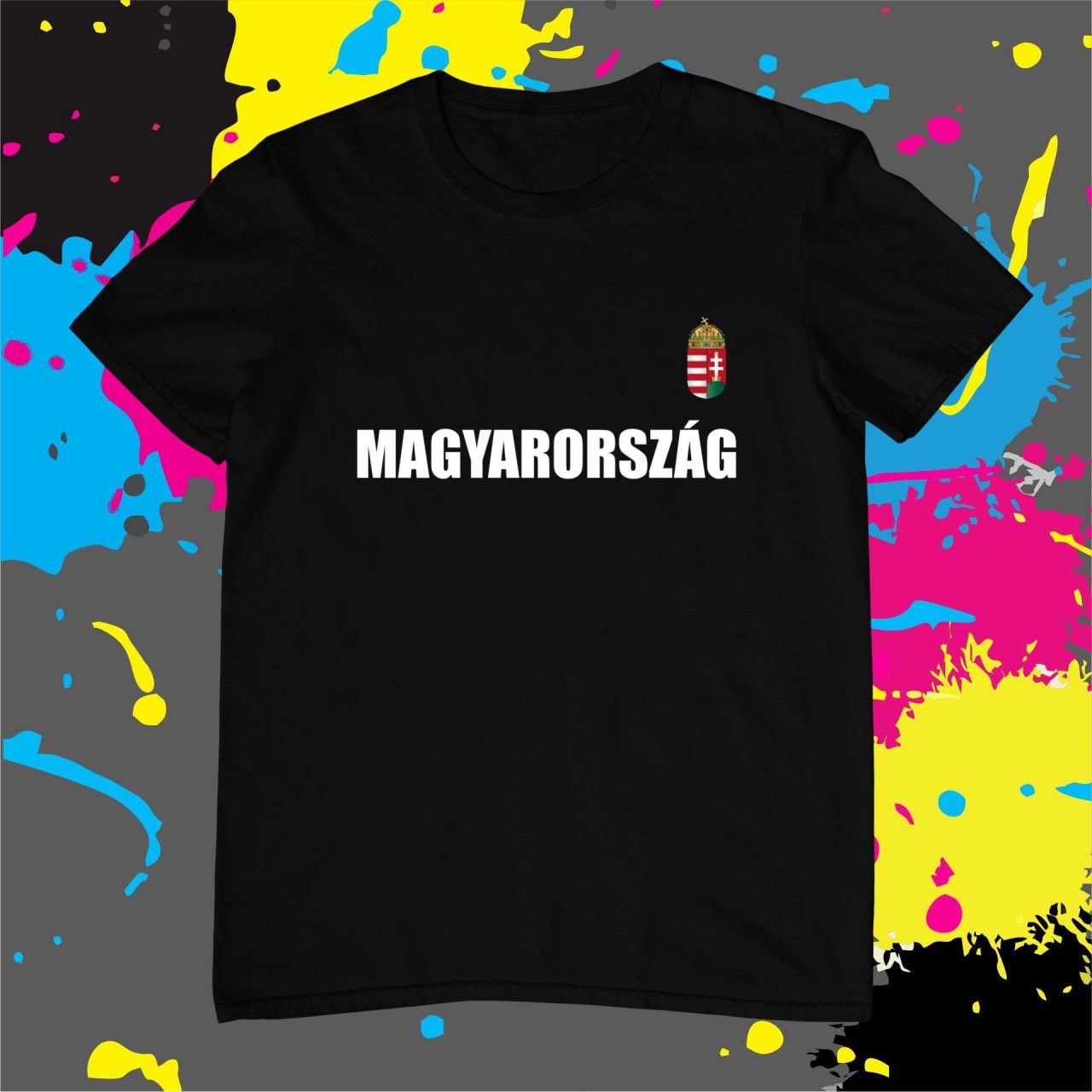 Magyarország felirat címerrel! - Férfi póló