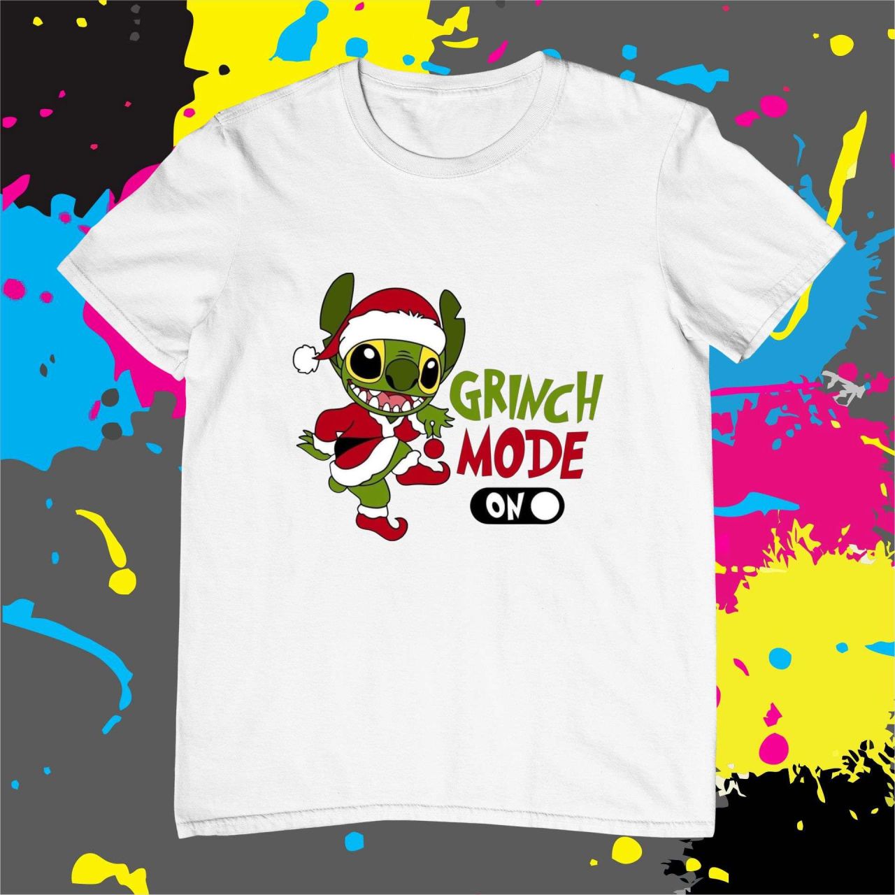 Grinch mode ON - Férfi póló