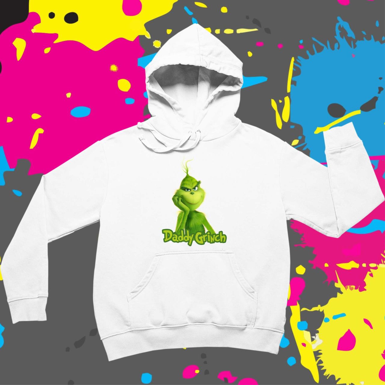 Daddy Grinch - Kapucnis pulóver