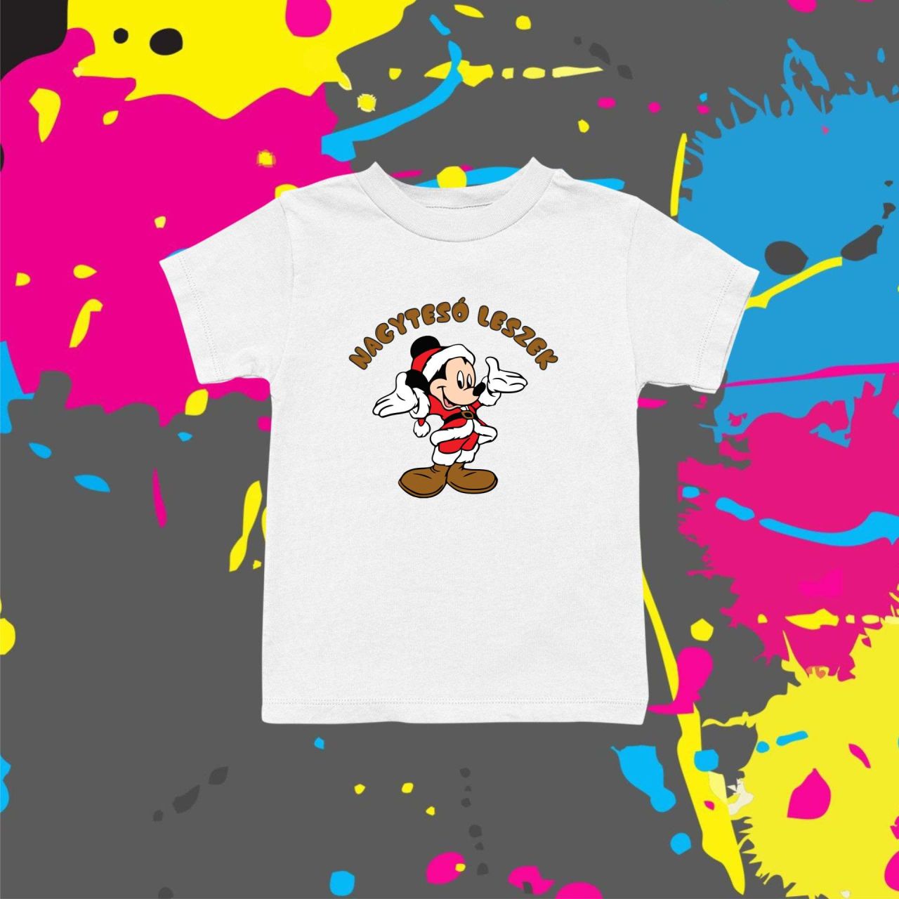 Nagytesó leszek Mickey egér - Gyerek póló