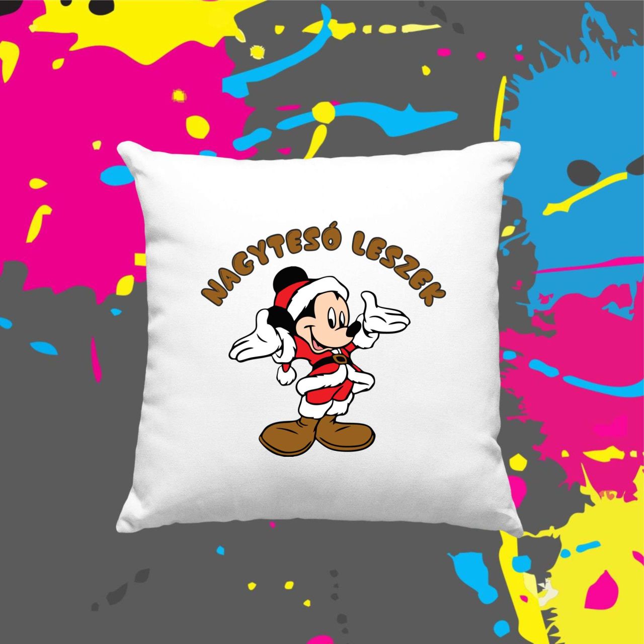 Nagytesó leszek Mickey egér - Kocka párna