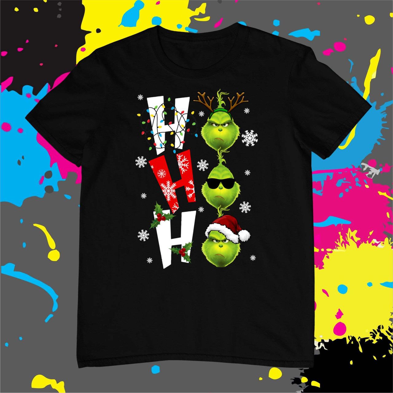 Ho-ho-ho Grinch - Férfi póló