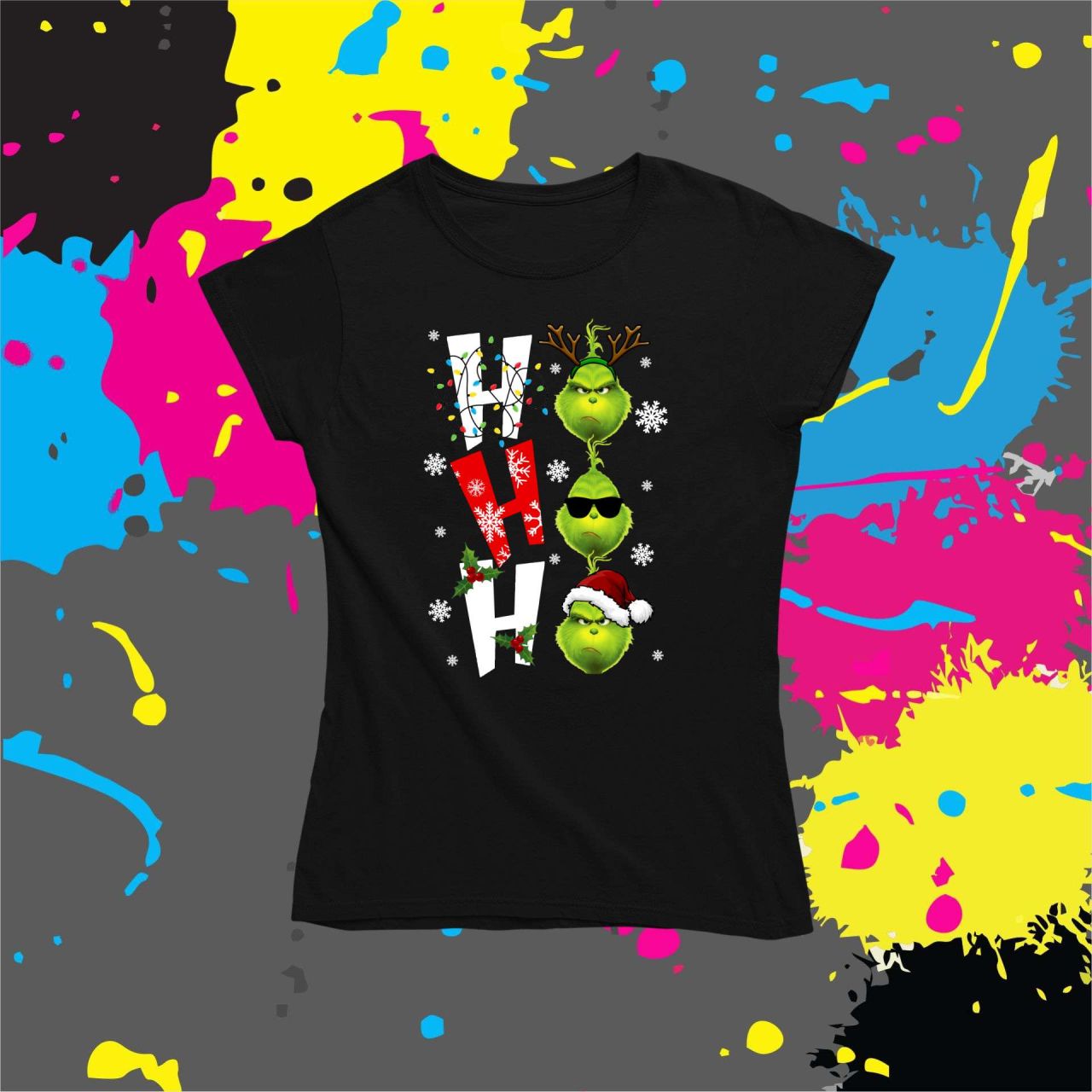Ho-ho-ho Grinch - Női póló