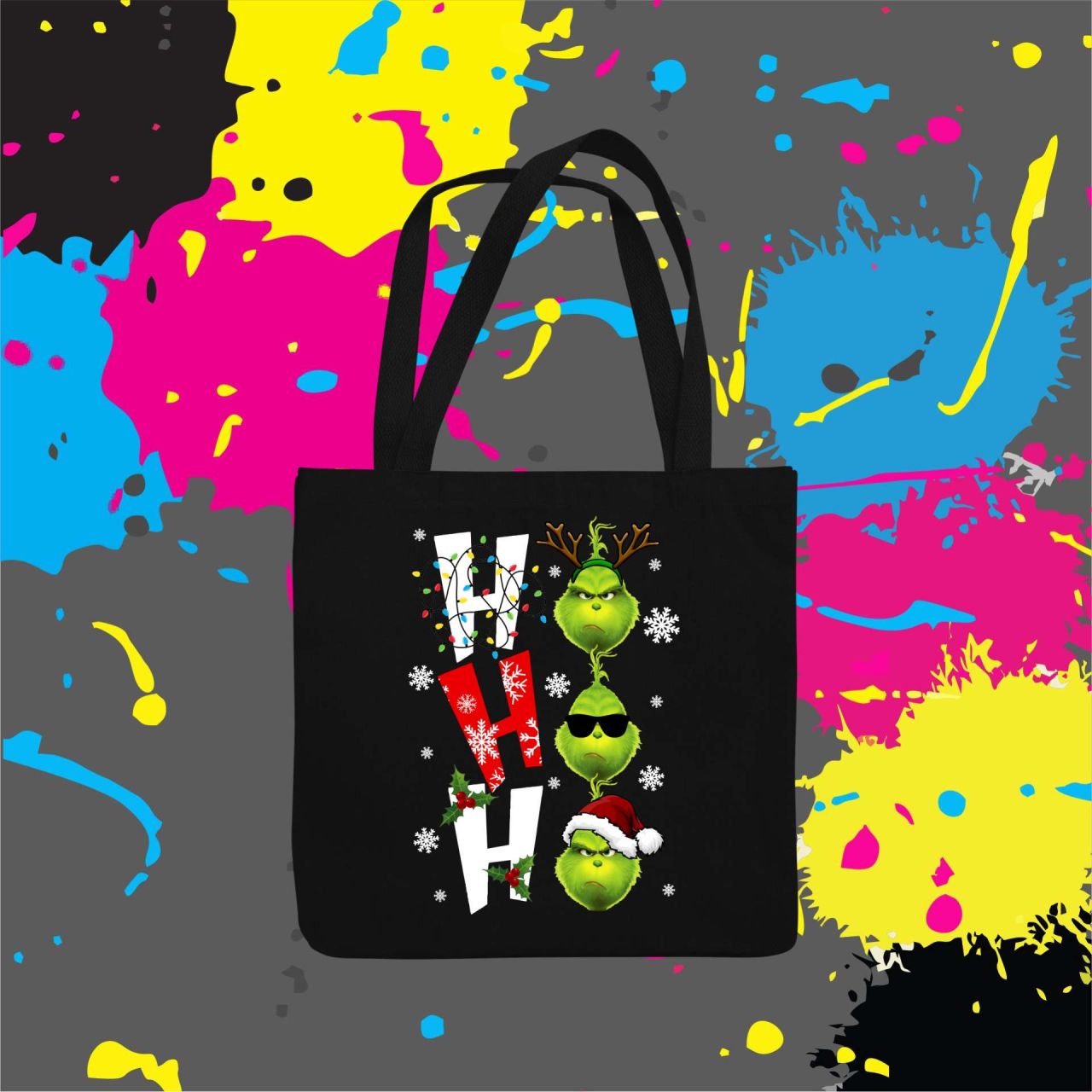 Ho-ho-ho Grinch - Vászontáska